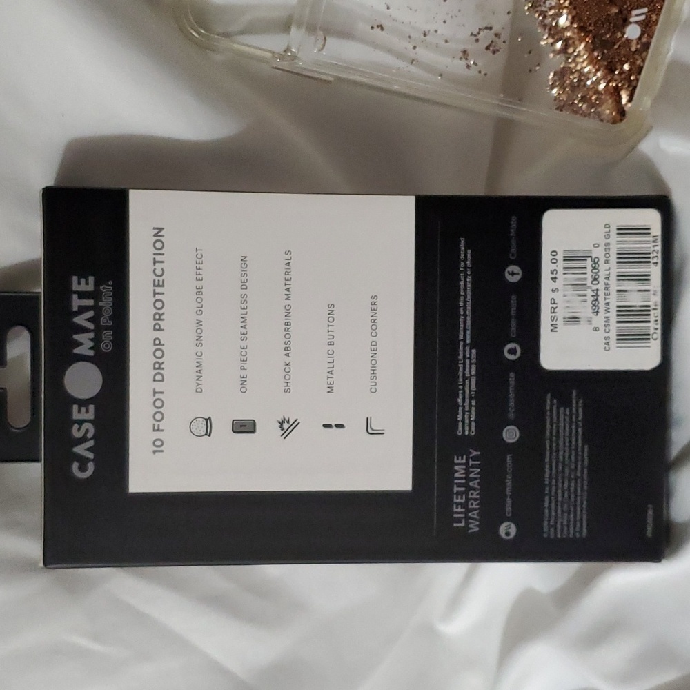 USED IN BOX Case-Mate Waterfall Series Case for Apple iPhone 11 Pro - Gold - Picture 4 of 6